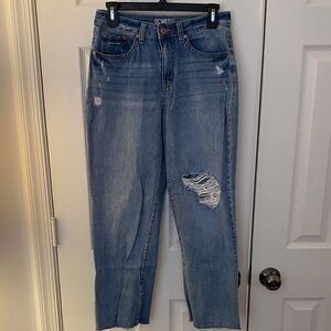 Rewash Light Blue Distressed Boyfriend Jeans
